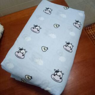 Vải xô nhật - Bò xanh 2 lớp