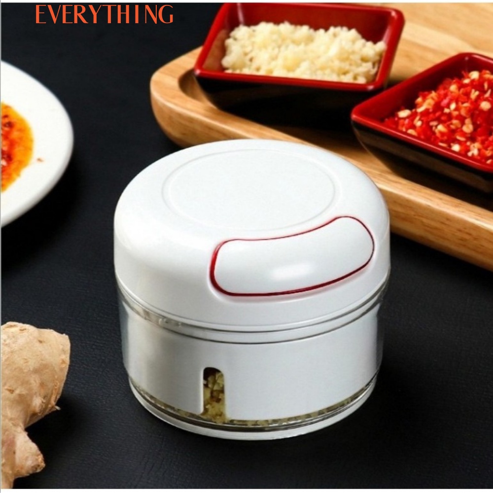 Máy Xay Tỏi Ớt , Giật Dây Cầm Tay Đa Năng Mini Food Chopper, Sử Dụng Dễ Dàng Tiện Lợi