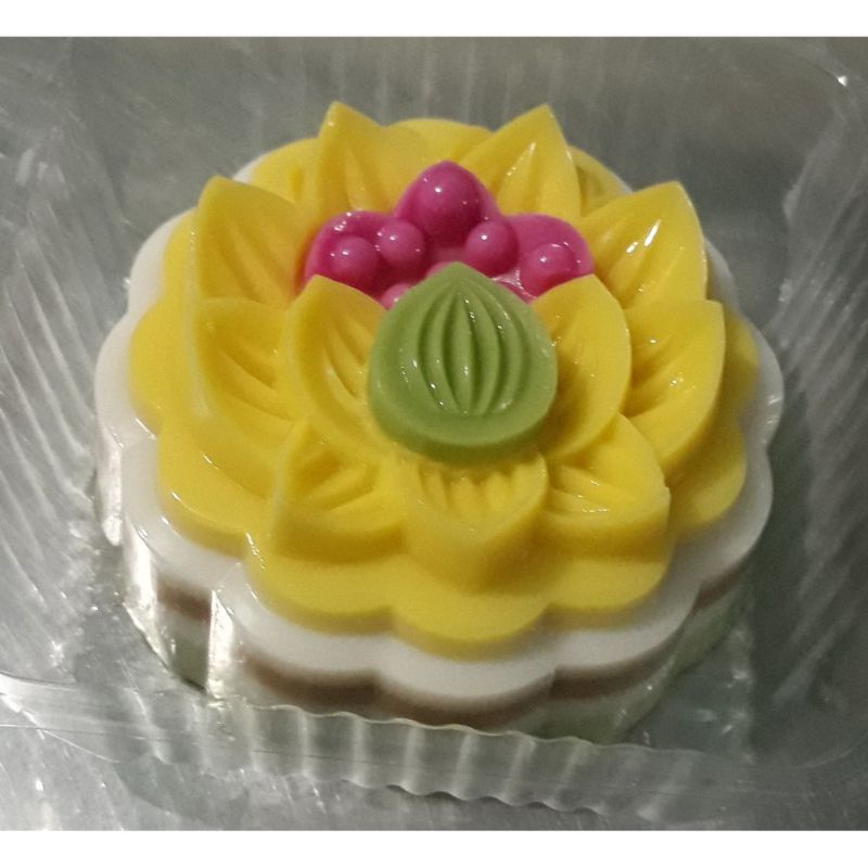 Khuôn rau câu khuôn xôi VT hình hoa cúc hồng cá sen khuôn trung thu 9cm