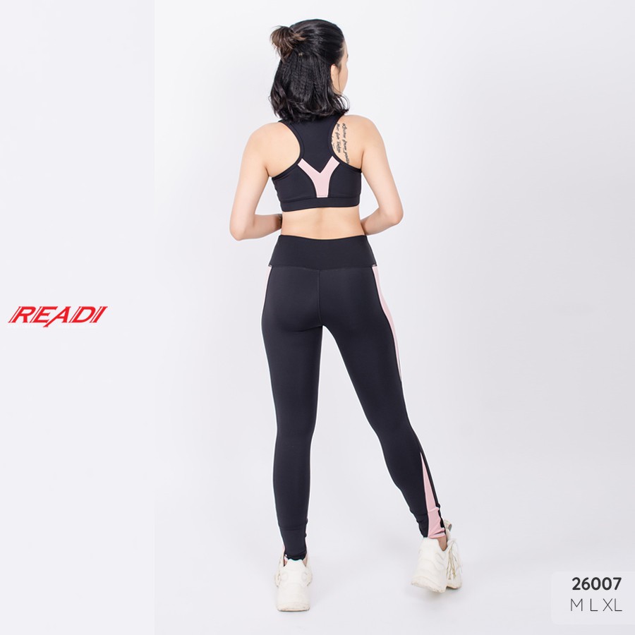 Bộ quần áo tập gym yoga nữ READI vải cao cấp thông thoáng co giãn 4 chiều - 26007