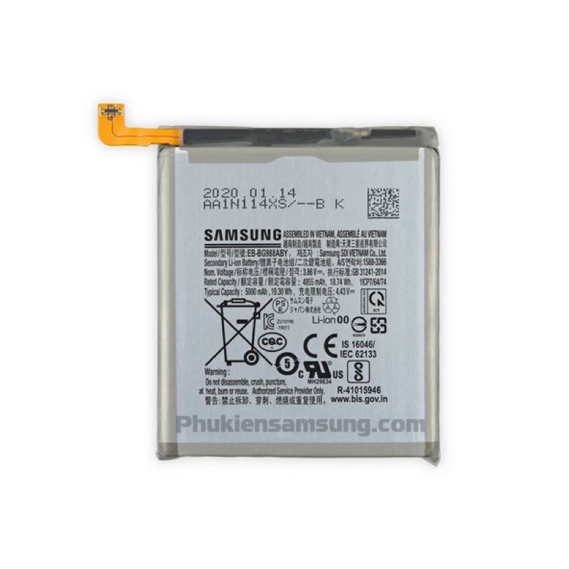 Pin thay cho Samsung S20 zin hãng