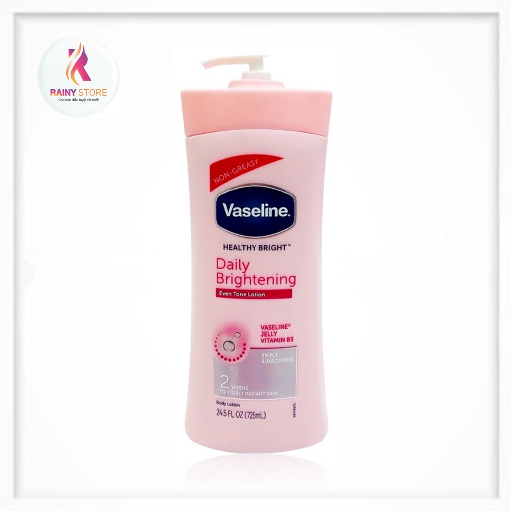 Sữa dưỡng thể trắng da Vaseline Healthy Bright Daily Brightening 725ml Mỹ