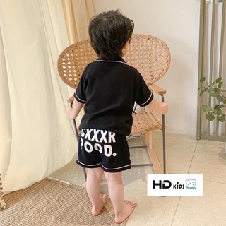 Bộ Pijama Lụa Ngắn Tay Cho Bé
