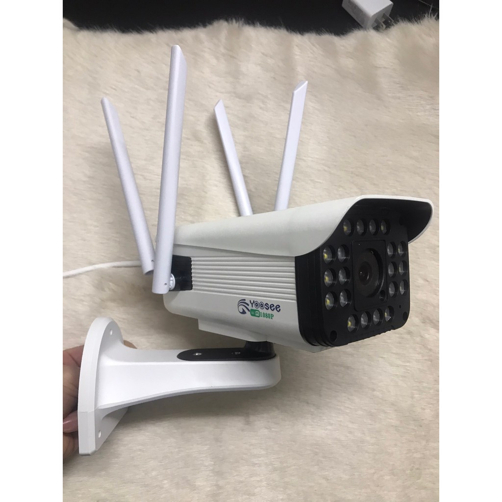 Camera Wifi Yoosee 3.0 Mpx Ngoài Trời Xoay 360° 4 râu Xem đêm có màu- đàm thoại 2 chiều - Bảo Hành 2 Năm | BigBuy360 - bigbuy360.vn