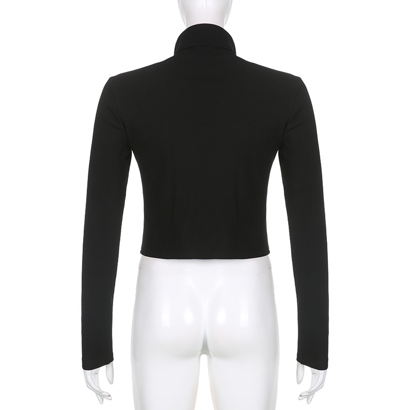 Áo KhoáC Cổ Cao DàI Tay ThờI Trang Cho Nữ