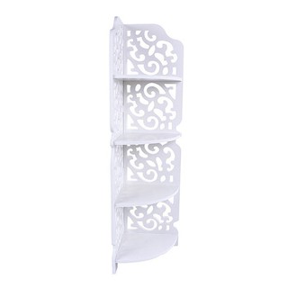 Kệ Góc 4 Tầng Hoa Văn Gỗ