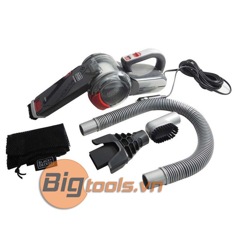Máy hút bụi dùng điện ô tô cầm tay Black&Decker PV1200AV-B1 12V-0.35L