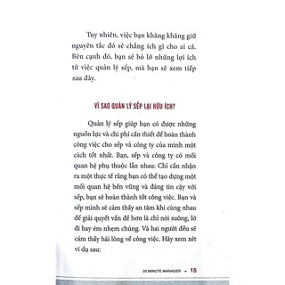 Sách - 20 Phút quản lý sếp (Tái bản 2017, Alpha Books)