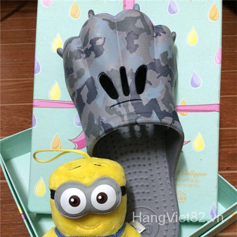 Dép đi trong nhà/ đi biển hình bàn chân mèo nhiều họa tiết và màu sắc độc đáo