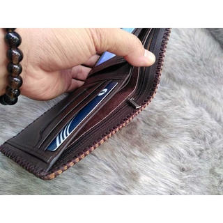 Ví Da Bò 100% Khắc Thư Pháp Nhẫn