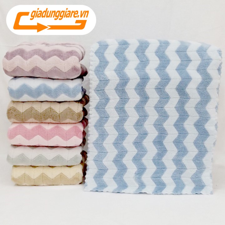 SET 10 KHĂN MẶT KẺ HÀN QUỐC  cực mềm mịn, thấm hút tốt  - giadunggiare.vn