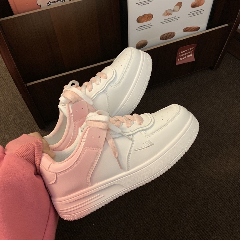 Giày thể thao nữ sneaker loang màu đế cao cổ thấp giá rẻ HAVAVA G011