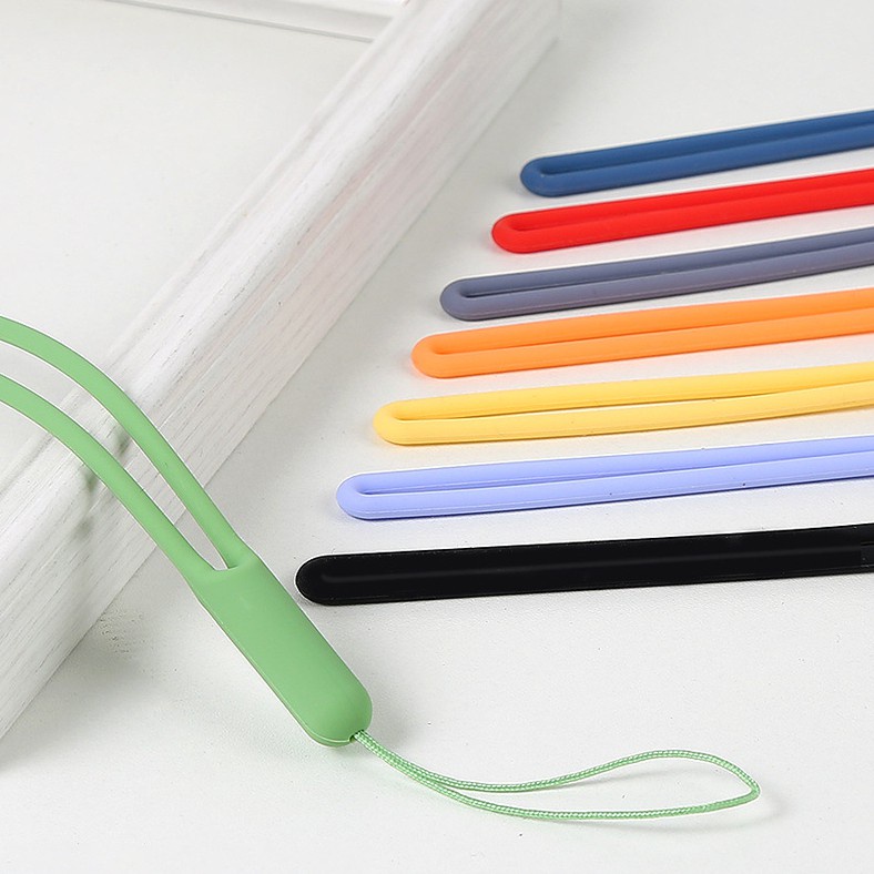Dây treo điện thoại - thẻ ID - USB đeo tay silicone dẻo tiện lợi nhiều màu sắc