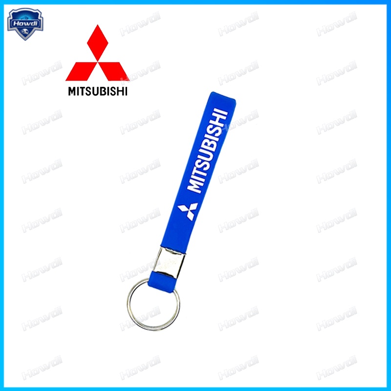 Móc Khóa Silicon Hình logo Mitsubishi Thời Trang