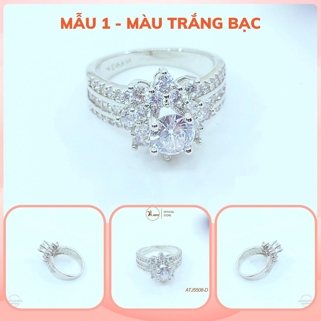 Nhẫn bạc Ý 925 đẳng cấp ANTA Jewlery ATJ5507D