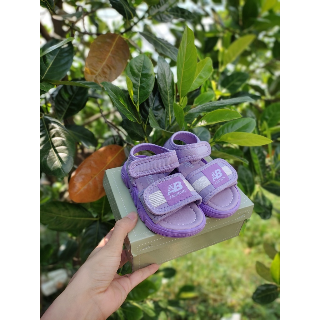 xăng đan bé trai dép quai hậu cho bé di học đi chơi siêu nhẹ quai dán ngang tùy chính êm chân full hộp từ 2 tuổi A6 F6