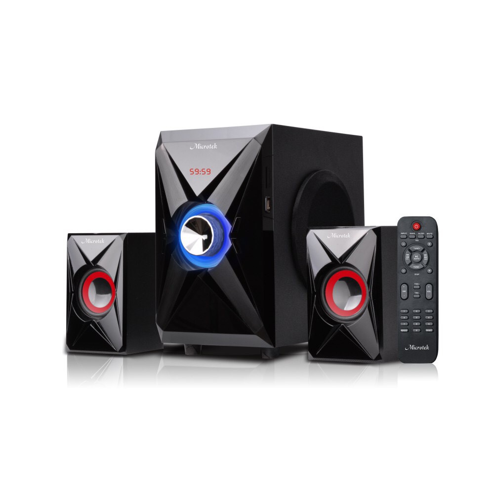 Loa Vi Tính Bluetooth Microtek 2.1 M-368BT - Bảo Hành Chính Hãng