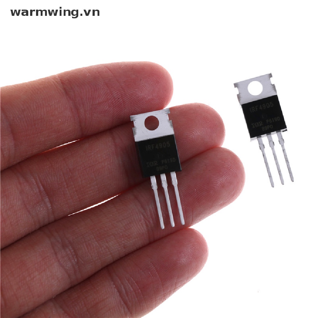 Bộ 10 Linh Kiện Điện Tử IRF4905 IRF4905PBF MOSFET 74A 55V Kênh P IR TO-22