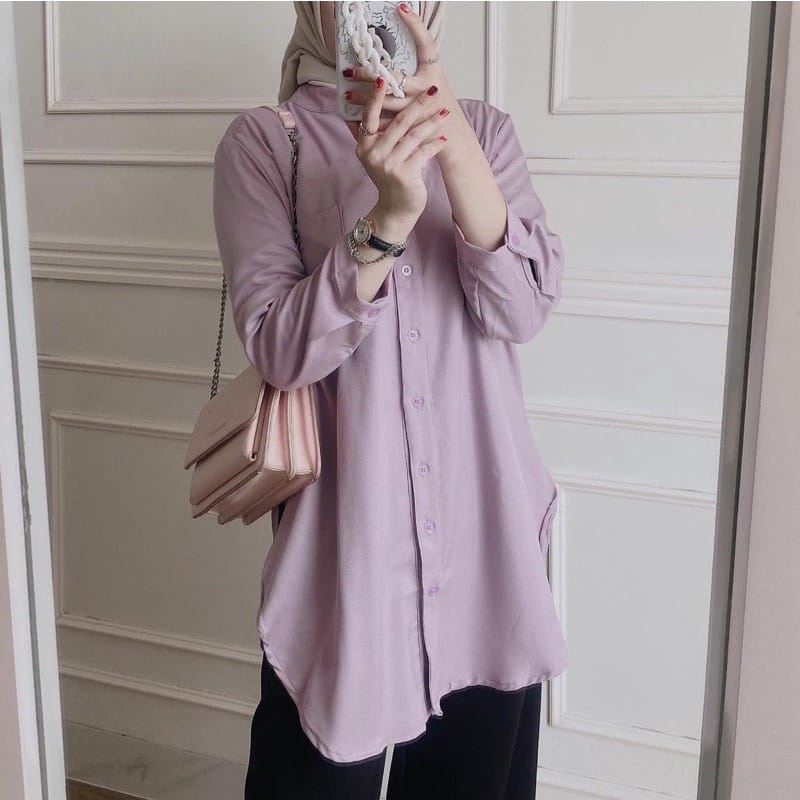 Trexus - ZEC Áo Blouse Thời Trang Thường Ngày Cho Nữ SAKURA / Cicira Shakila / Áo Sơ Mi Giản Dị / Áo Kiểu Mới Nhất
