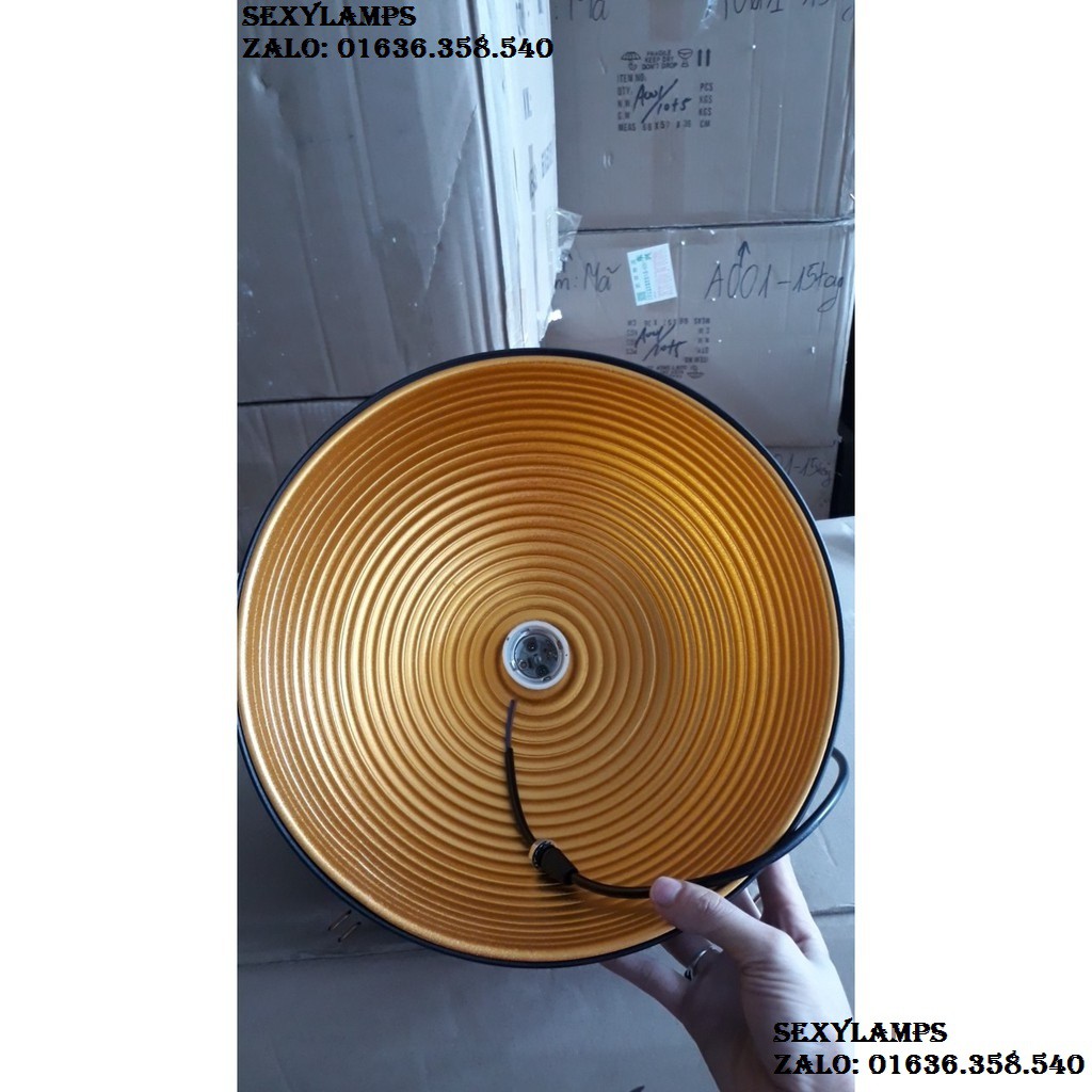 ĐÈN TRANG TRÍ THẢ BÀN ĂN HÌNH MŨ CỐI (TẶNG KÈM BÓNG LED EDISON TRANG TRÍ)