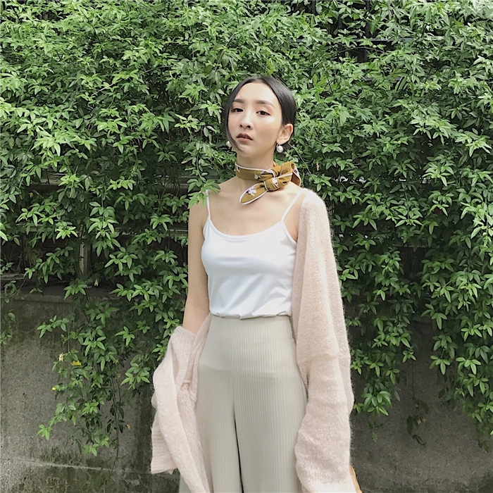 Áo Hai Dây Màu Trơn Màu Đơn Giản 20223