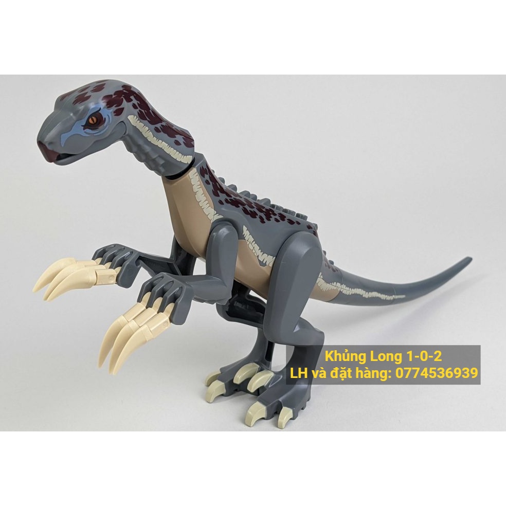 Đồ Chơi Khủng Long Therizinosaurus 2022 Dài 27.3cm x Cao 11.6cm Jurassic World Hãng Lele