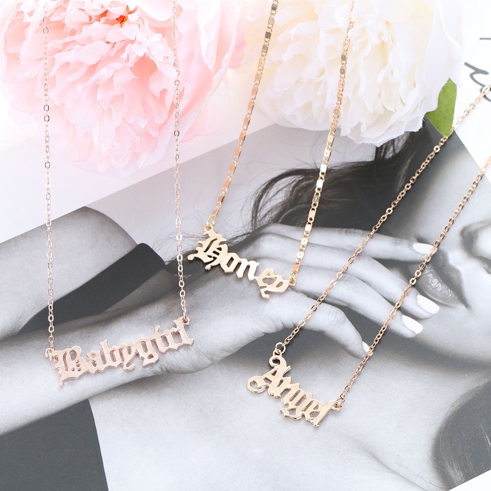 Vòng cổ Thép Không Gỉ Thời Trang Đáng Yêu Dành Cho Nữ