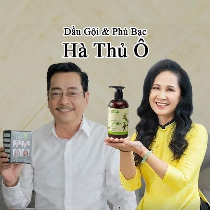 Dầu gội phủ bạc Lich5. Hộp 10 gói