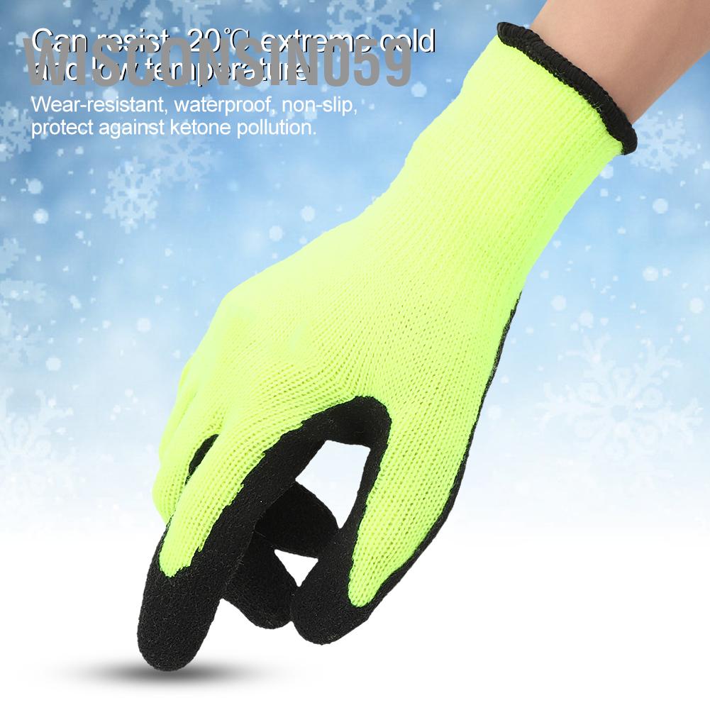 Wisconsin059 -20℃ Working Gloves Anti-Slip Winter Low Temperature Resistant Hands Protector for Cold Storage