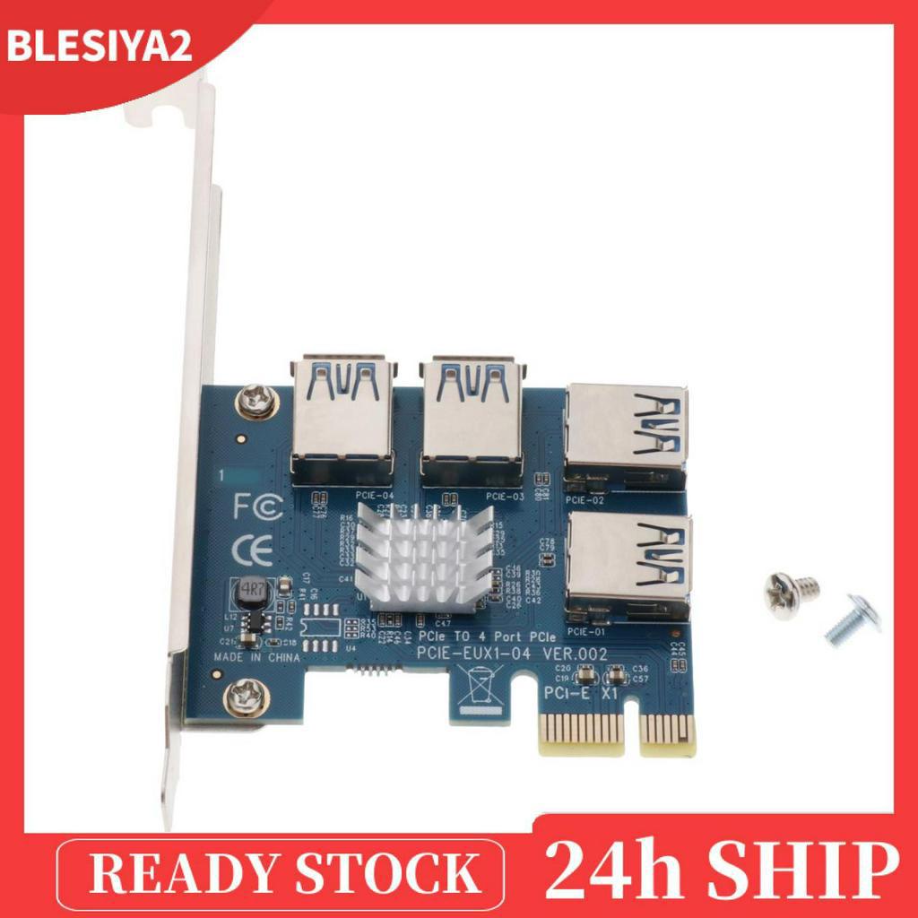 Card Chuyển Đổi PCI-E 1 Sang 4 USB 3.0 PCIE Express 16X Kèm Phụ Kiện