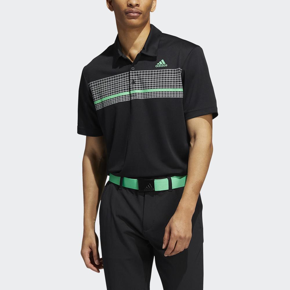 Áo Polo adidas GOLF Nam Primegreen Check Polo Shirt Màu đen H50823