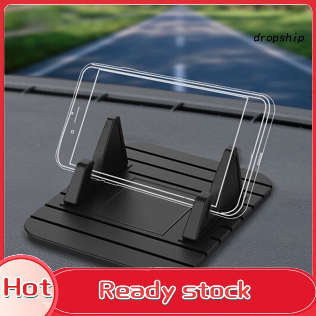 Giá đỡ điện thoại bằng silicon chống trượt tiện dụng cho xe hơi
