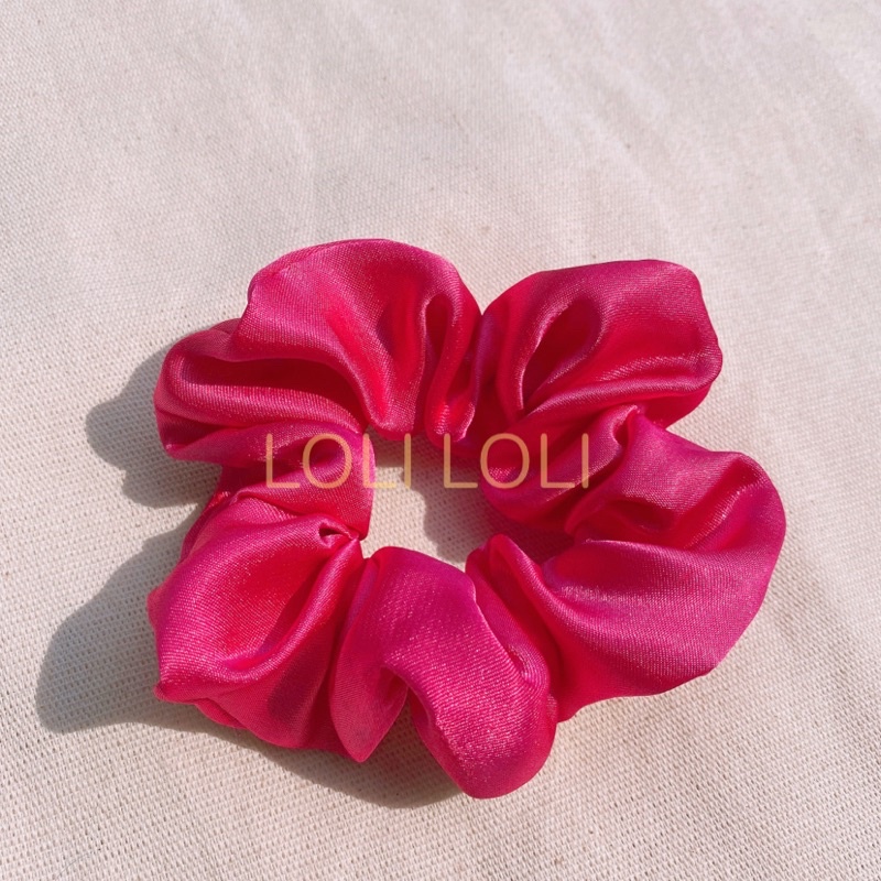 Scrunchies cột tóc phi lụa . shop may đẹp, vải xịn xò