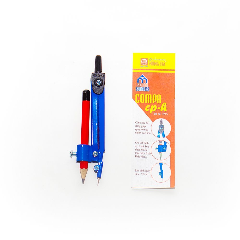 Compa kim loại Hồng Hà CP - H 3215 - compa học sinh kết cấu vững chắc, độ bền cao