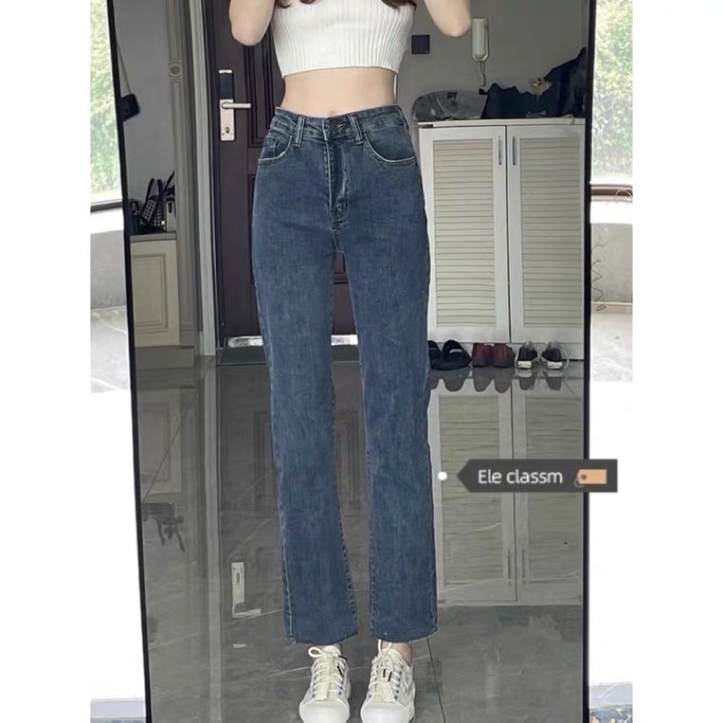 Quần jean ống đứng tôn dáng siêu xinh - Hàng order