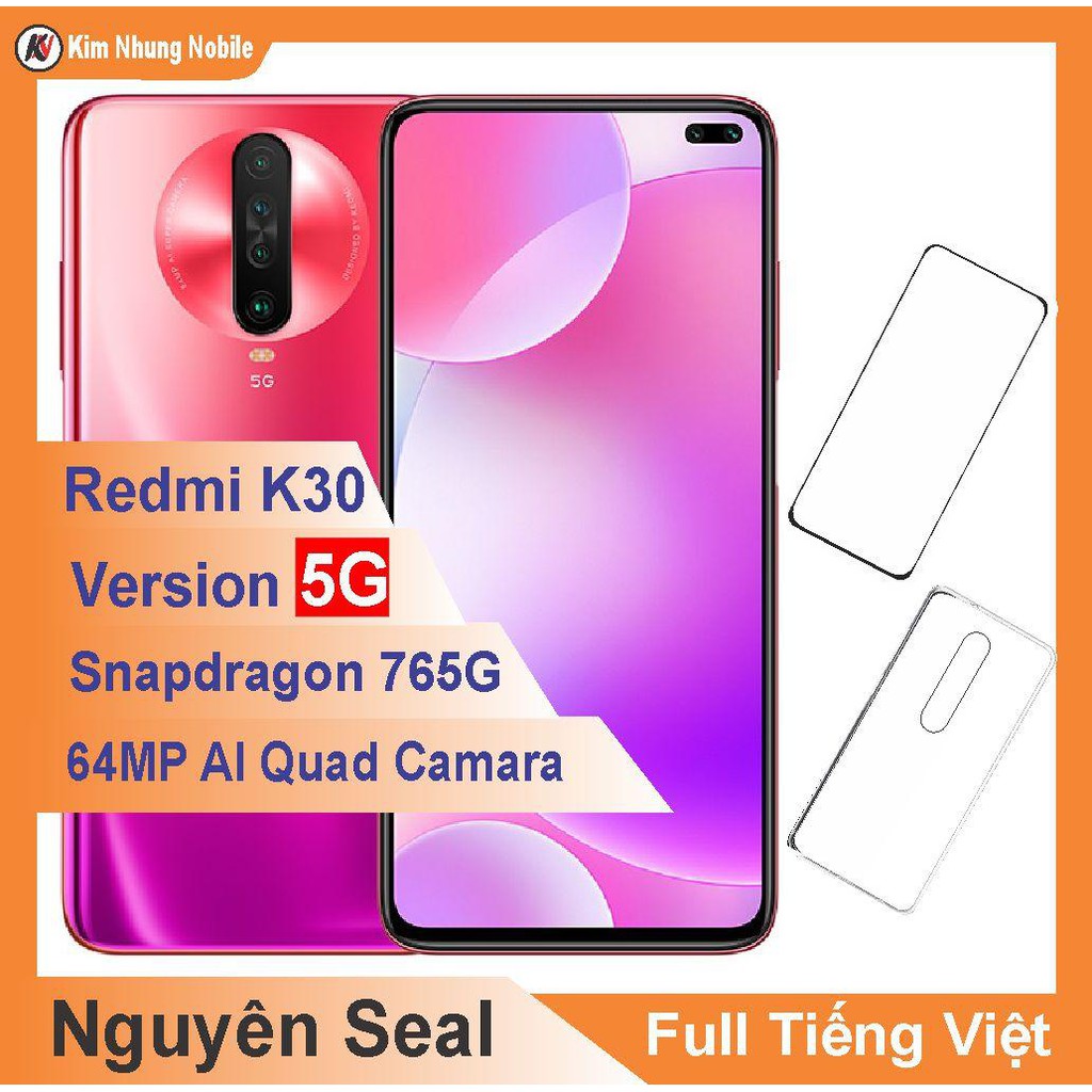 Điện Thoại Xiaomi Redmi K30 64GB Ram 6GB (Hỗ trợ 5G) + Cường Lực - Hàng Nhập Khẩu | BigBuy360 - bigbuy360.vn