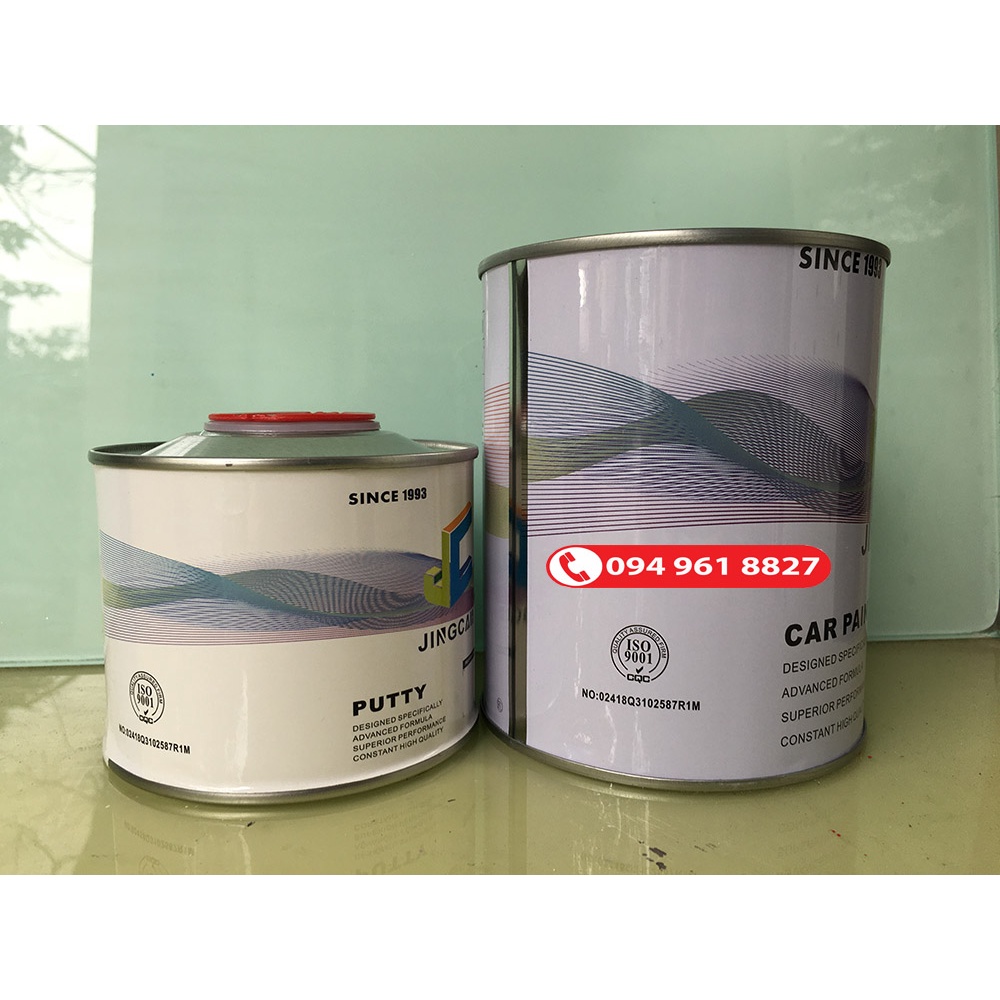 Cặp sơn lót 2k car paint (2 thành phần) JING