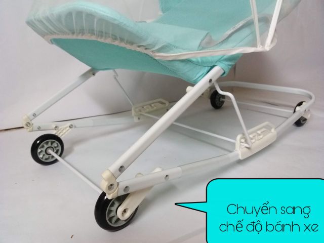 Ghế ăn bột,nôi bập bênh Seebaby R1 (Hàng Chính hãng)