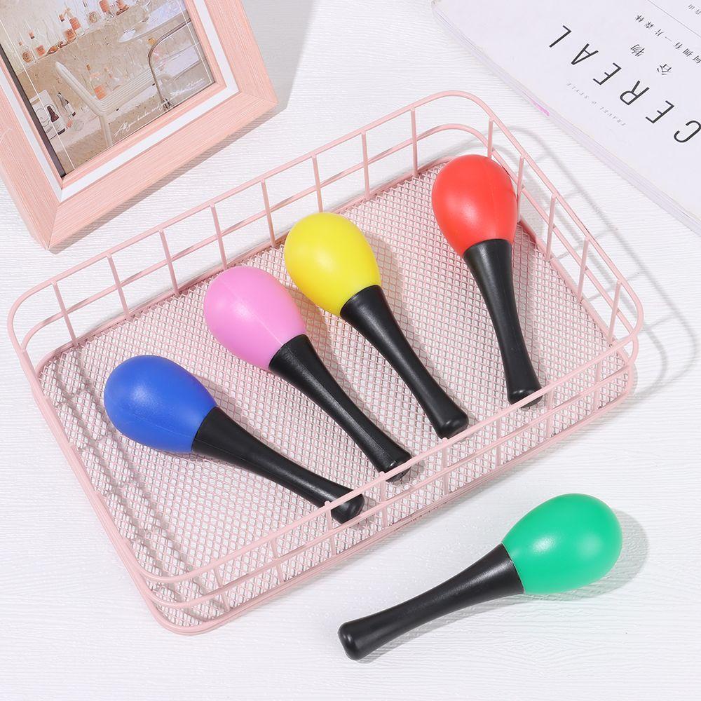 ☆YOLA☆ Early Education Rattle Baby Sound Musical Instrument Sand Hammer Kids Toys Percussion Plastic Music Learning Maraca Shaker/Multicolor