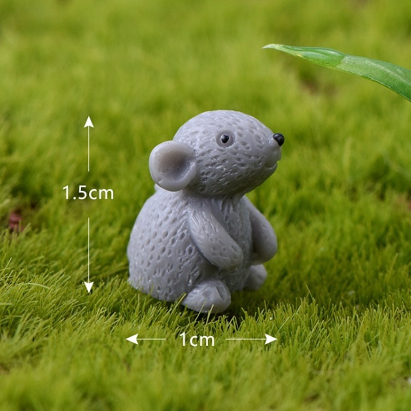 Set 5 mô hình động vật mini dễ thương trang trí sân vườn