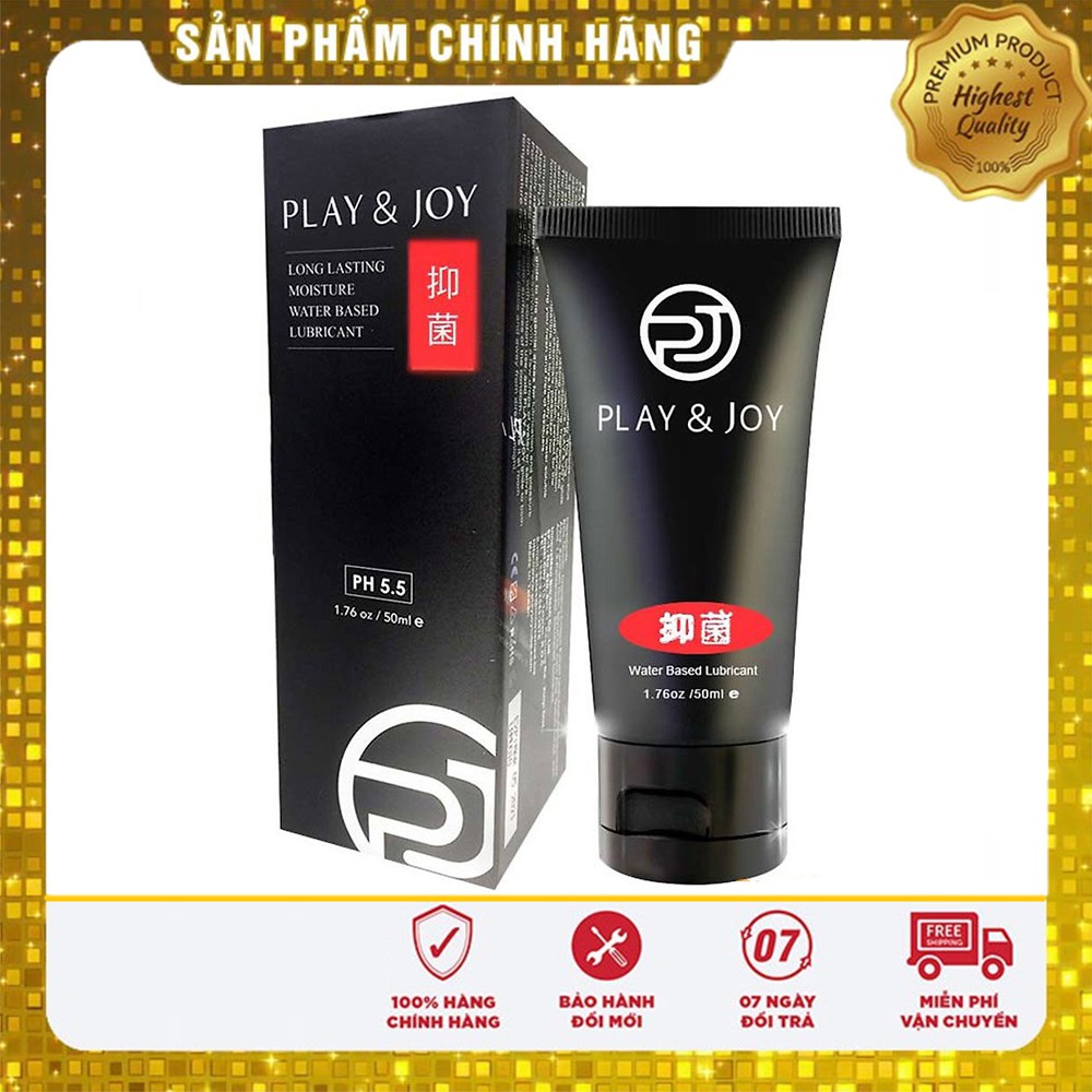 Gel Bôi Trơn Dành Cho Nữ Giới Gel Bôi Trơn Âm Đạo Kháng Khuẩn Cao Cấp Play&Joy Anti Bacteria Cao Cấp Từ Đài Loan