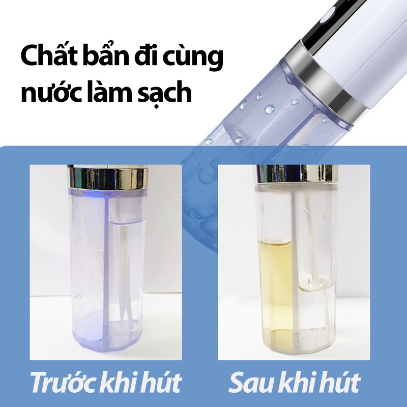 Máy Hút Mụn Máy Hút Mụn Đầu Đen, Làm Sạch Lỗ Chân Lông, Phun Oxi Dưỡng Ẩm Bảo Hành [6 Tháng]