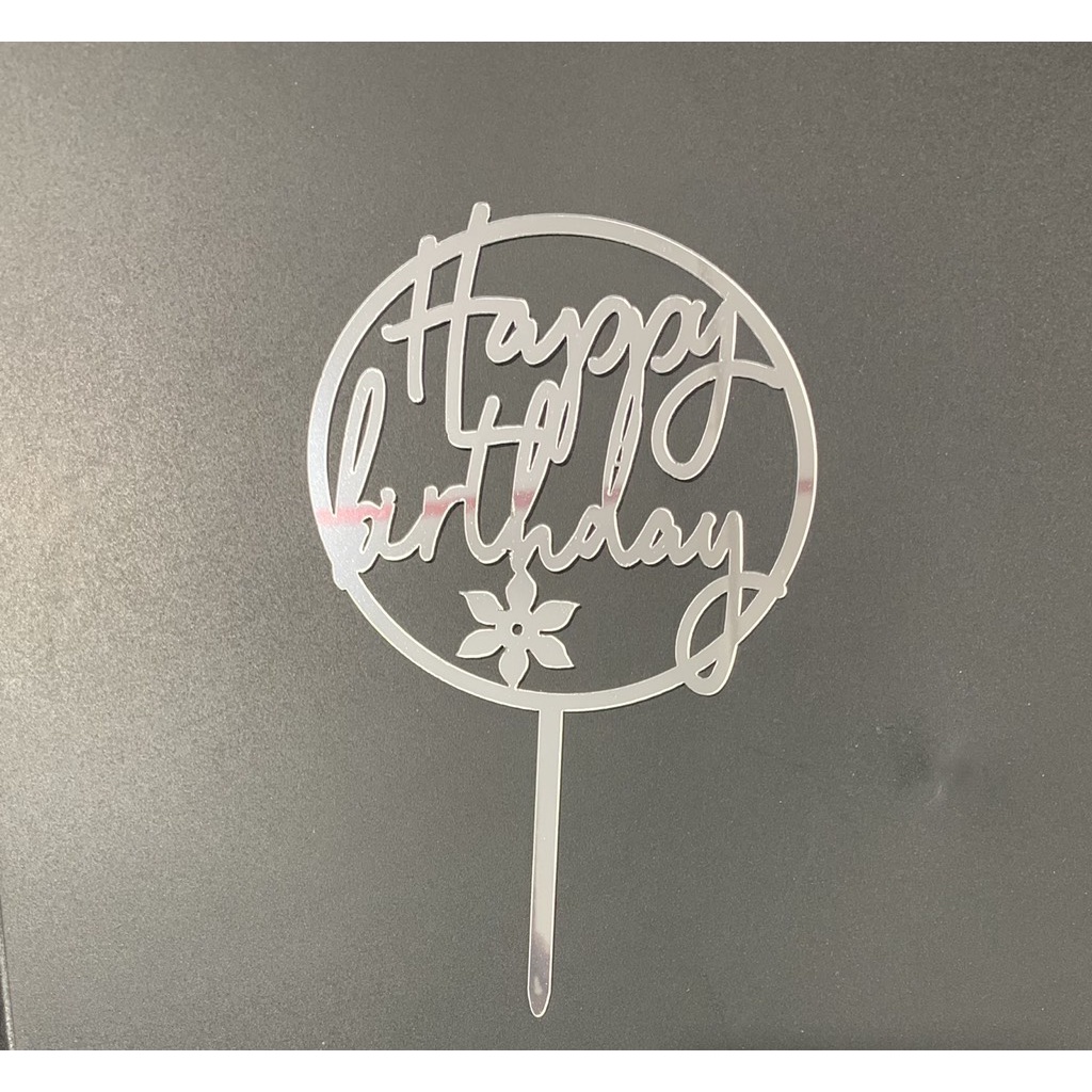 Set 10 Mica tròn đơn giản gắn hoa