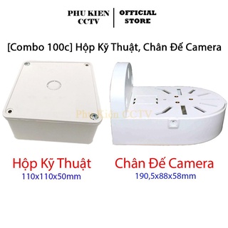 [Combo 100c] Hộp Kỹ Thuật Camera, Chân Đế Camera chịu nhiệt tốt, chịu được mưa nắng loại tốt
