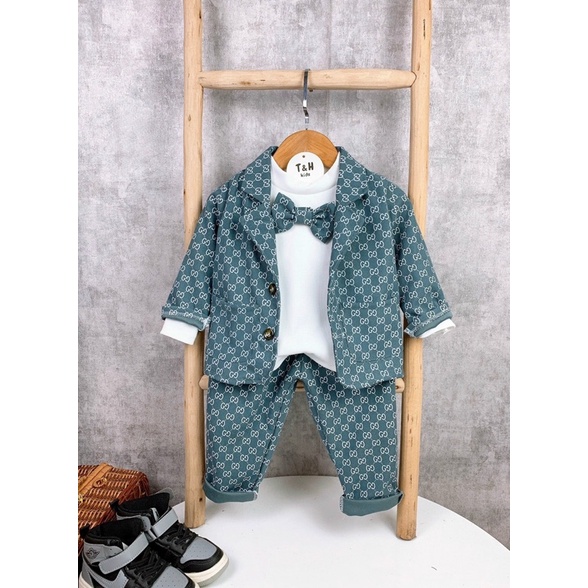 set công tử cho bé mặc tết