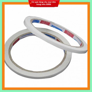 1 cuộn băng keo 2 mặt các size 0.5f,1.2f, 2.5f. 5f