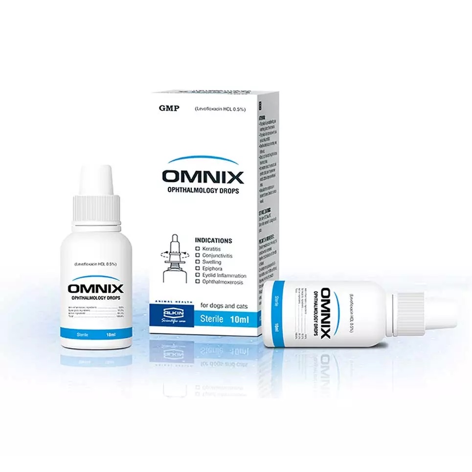 Omnix nhỏ mắt cho chó mèo 10ml