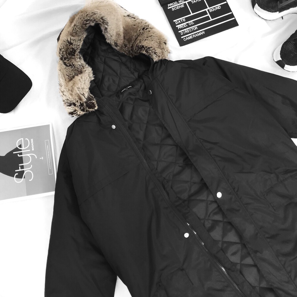 Áo khoác Parka Windy, JACKLANE , Áo Khoác Dài Tay Unisex Jack Lane có mũ | BigBuy360 - bigbuy360.vn
