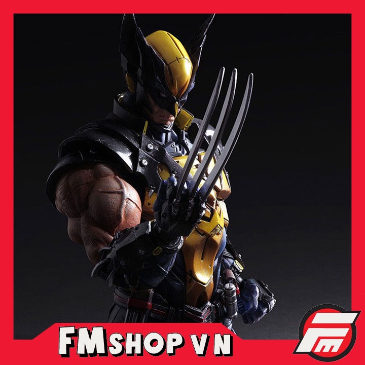 CAO 26 CM 🌟GIÁ SIÊU RẺ 🌟MÔ HÌNH PLAY ARTS KAI WOLVERINE VARIANTS MÔ HÌNH NHÂN VẬT - NGƯỜI SÓI - X MEN BL