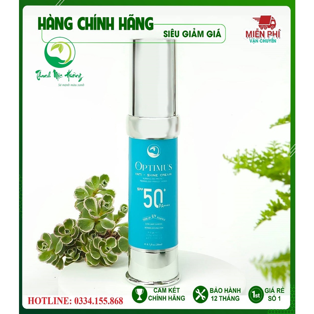 Combo Chống Nắng Optimus Thanh Mộc Hương 150ml